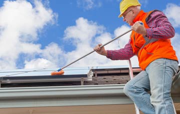 Wallacestone soft wash roof cleaning